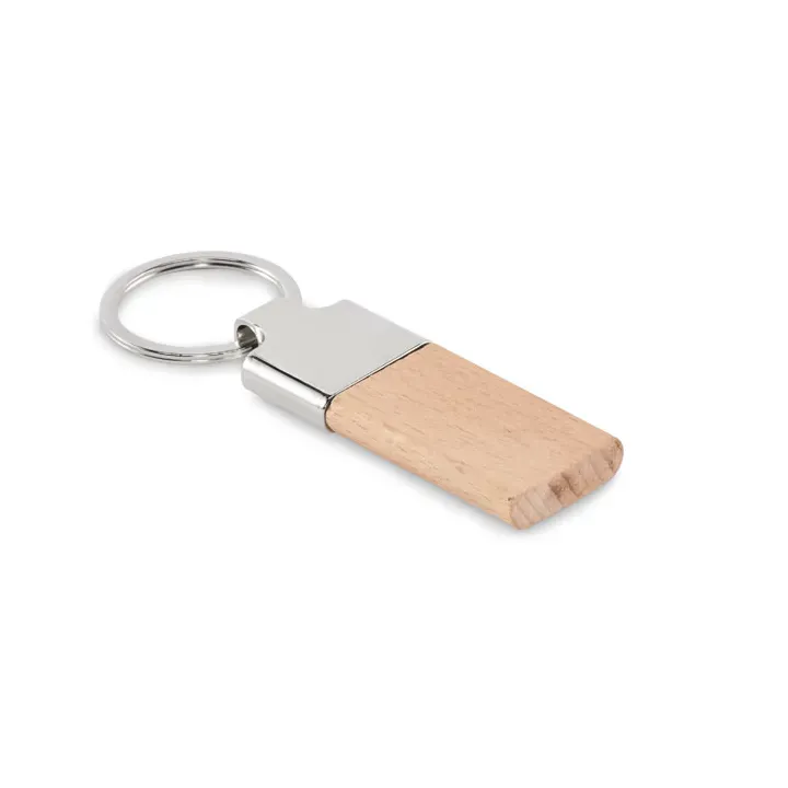 Key ring with rubber wood - MO2484 (MOCN#40)
